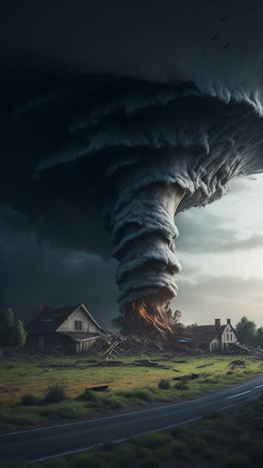 Android application Tornado Video Wallpaper screenshort