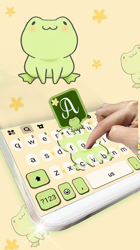 Cute Green Frog Theme Screen 2