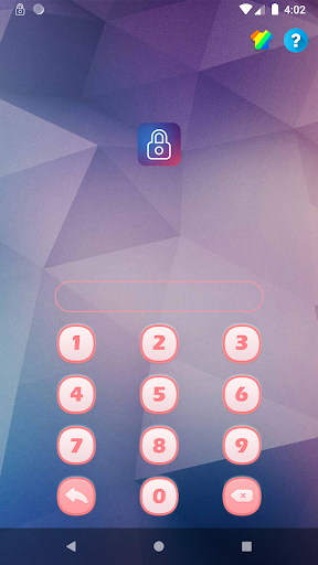 Android application AppLock Pro screenshort