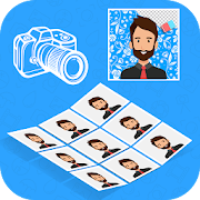 Passport Size Photo Maker - Passport Photo Creator  Icon