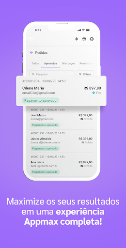 Appmax - Maximização de Vendas Screen 3