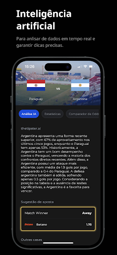 Visualização do aplicativo