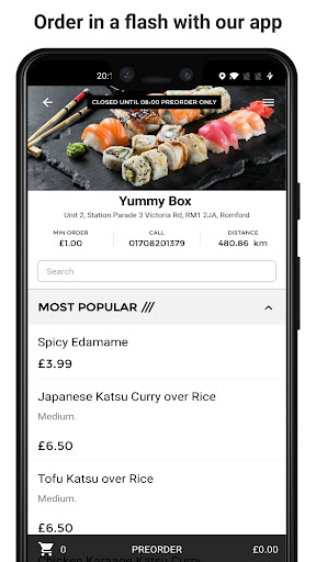 Yummy Box Screen 2