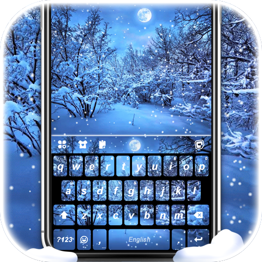 Snowfall Live HD Keyboard Back Header - AppWisp.com