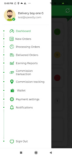 Swaginos Delivery Partner Screen 2
