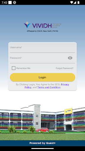 Android application VIVI Webital screenshort