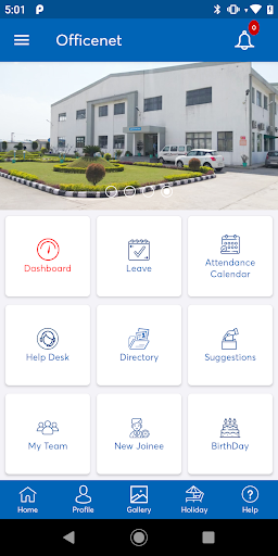 Officenet HR App Fena Connect Screen 2