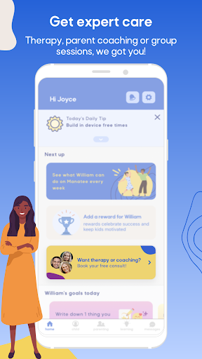 Screenshot of Manatee: Family Mental Health
