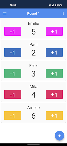 Android application Counter screenshort