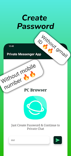 Android application Private Chat screenshort