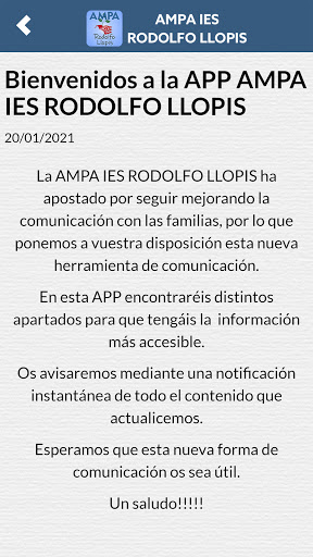 AMPA IES RODOLFO LLOPIS Screen 3