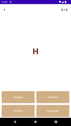 Chemical element symbol study Screen 3
