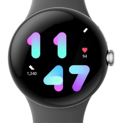 Gradient Watch Face Screen 3