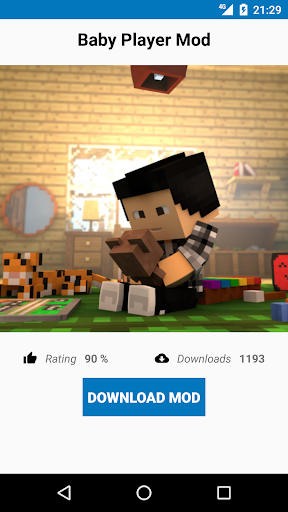 Baby Player Mod for MCPE