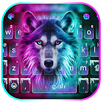 Cover Image of Télécharger Neon Wolf Nouveau thème de clavier 1.0 APK