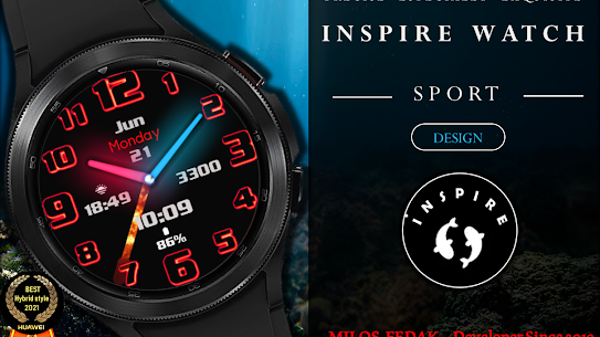 Inspire X Analog Watch Face APK For Android 3