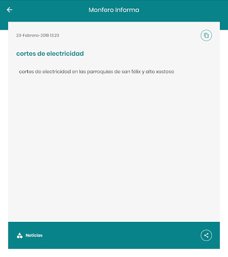 Monfero Informa Screen 3