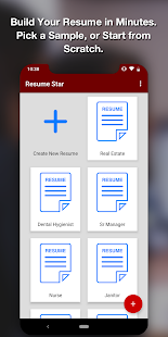 Resume Star - PDF Resume Build Screenshot