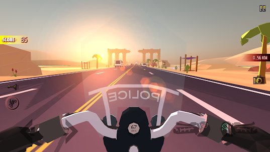Moto Mad Racing: لعبة الدراجة