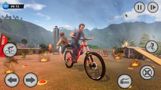 BMX Bicycle Obstacle Guts Game Unknown