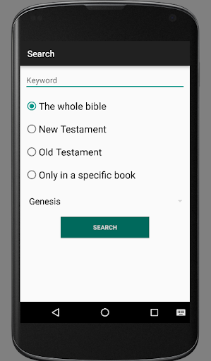 Screenshot of Darby Translation Bible
