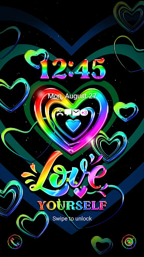 Black And Rianbow - Wallpaper Screen 2