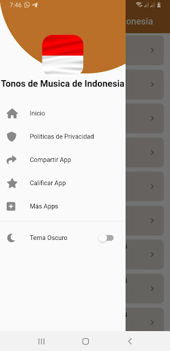 Android application Indonesian Music Ringtones screenshort
