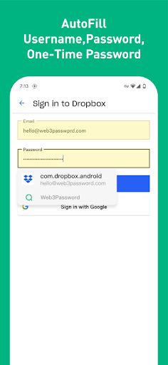 Web3Password Screen 3