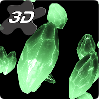 Crystals Particles 3D Live Wal