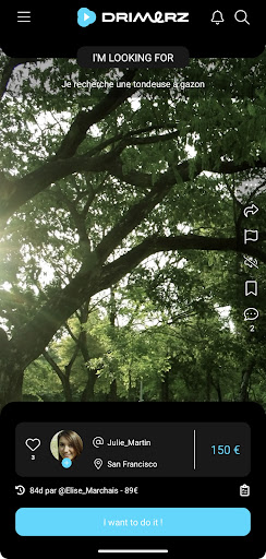 Android application Drimerz screenshort