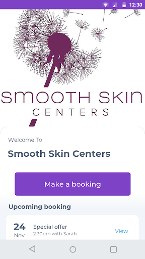 Android application Smooth Skin Centers screenshort