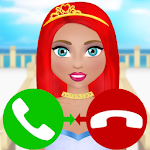 Cover Image of Download fake call princess game 6.0 APK