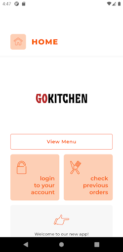 Android application Go Kitchen SA15 screenshort