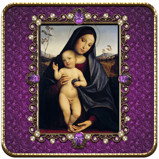 Virgin Mary Lilac theme logo
