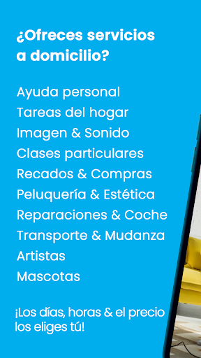 Android application BeeFinder Profesionales screenshort