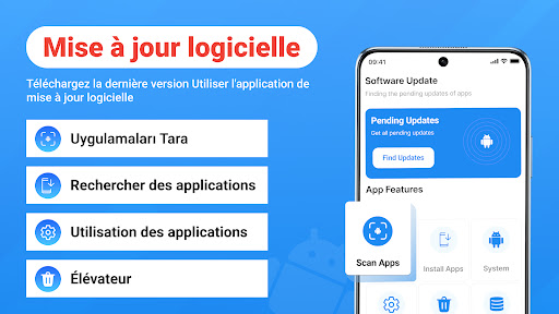 Android application Update Software - Upgrade screenshort