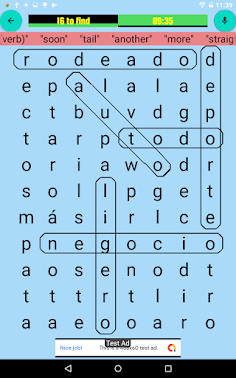Word Search Game: Spanish - Screenshot 4