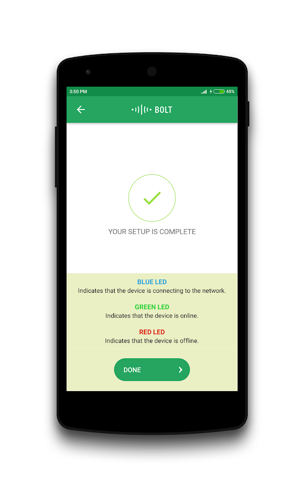 #6. Bolt IoT (Android) โดย: Inventrom Private Limited