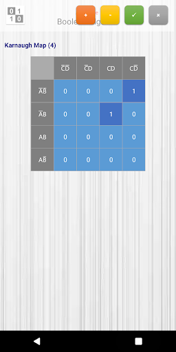 Boolean Algebra Screen 2