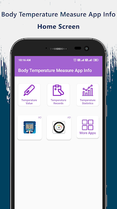 Body Temperature Measure App Infoのおすすめ画像1
