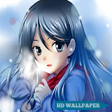 Anime Cute Girl Super HD Live Wallpaper icon