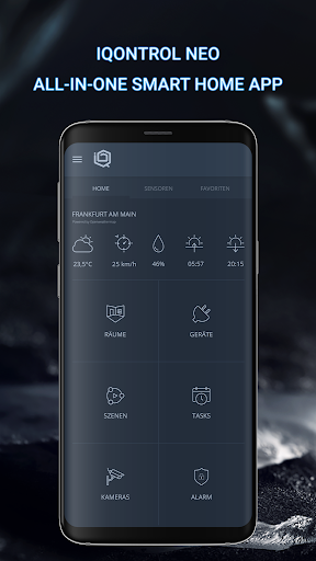 Android application mediola® IQONTROL NEO screenshort