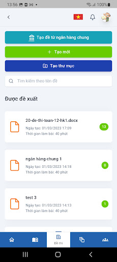 Azota Teacher Screen 3