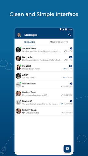 Android application 24/7 Software Chat screenshort
