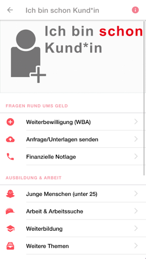 Jobcenter Berlin Mitte mobil Screen 3