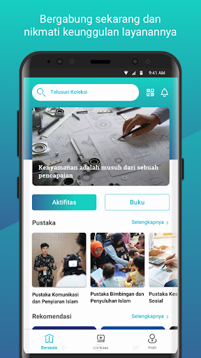 FDIKOM UIN Jakarta Library Screen 2