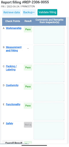 Link QA App Screen 3