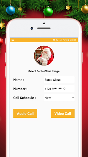 Video Call from Santa Claus Screen 2