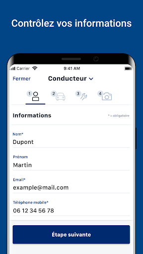Android application DIOT / SIACI DECLA screenshort