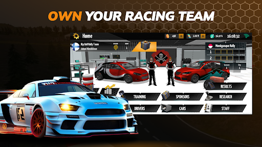 Android application Live Rally Manager screenshort